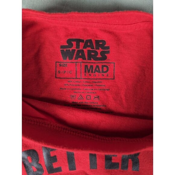 Unisex Star Wars Chewbacca Christmas T-Shirt - Size Small - Mad Engine - Picture 3 of 7